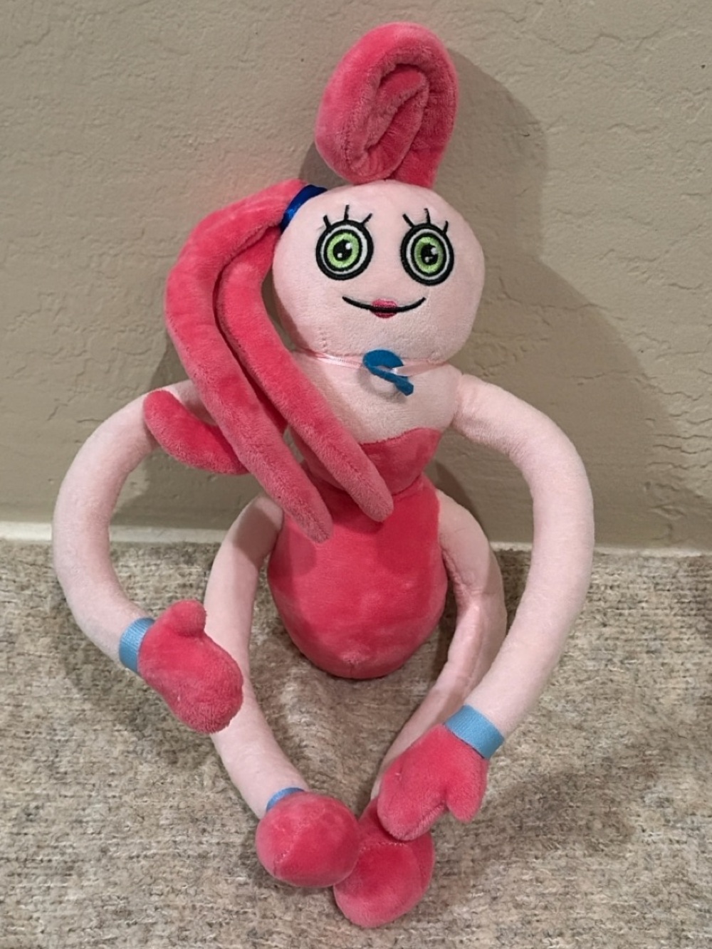 Poppy Playtime Mommy Long Legs Plush Pink Stretchy Doll 18”